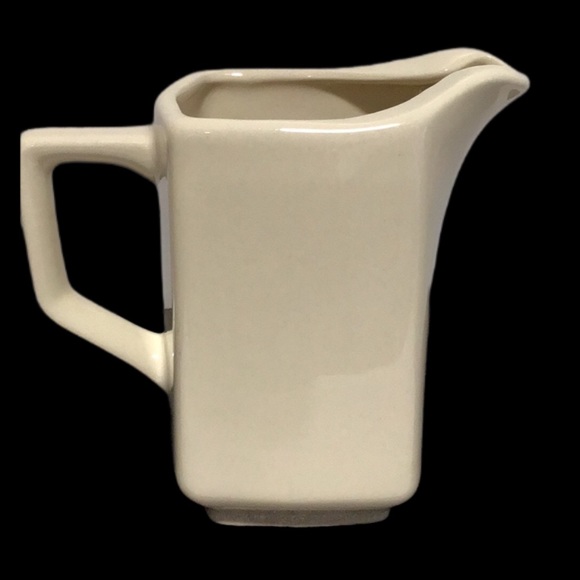 Vintage Imperial Whiskey Pitcher, Off White Jug, Kingwood USA, 6”‎ Tall - Picture 3 of 6